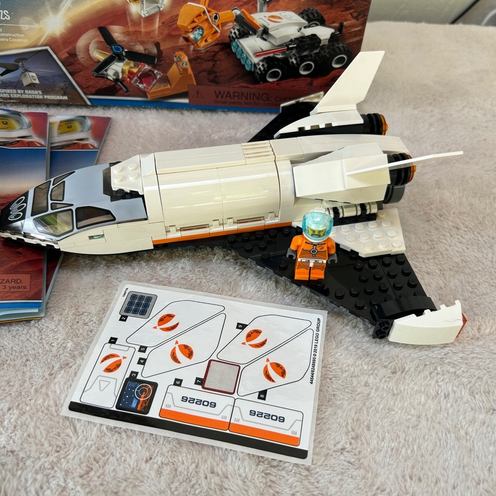 LEGO City Mars Research Shuttle 60226 NASA Inspired Space Set with Box & Manuals - Picture 2 of 8